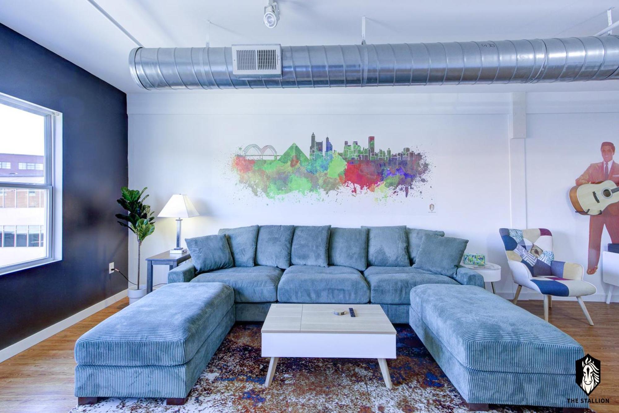 Apartment The Stallion #304 - Walk To Museums In Downtown, Luxe Loft With Free Gated Covered Parking Memphis